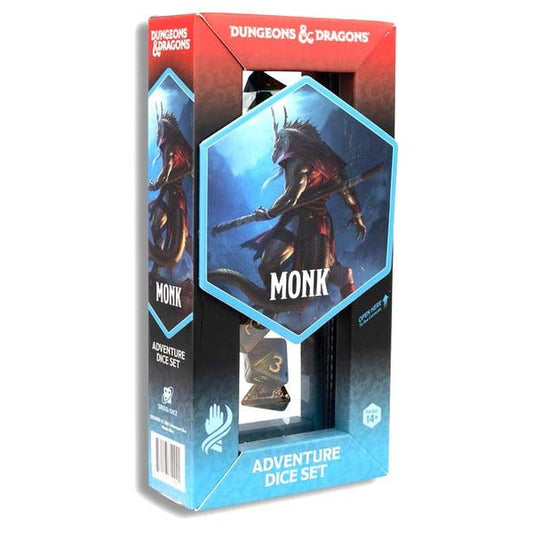 Dungeons and Dragons: Adventure Dice - Monk (Blue) - Gootzy Gaming