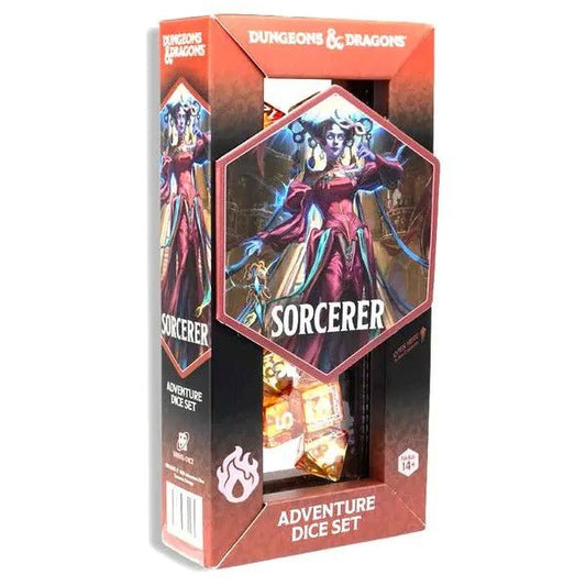 Dungeons and Dragons: Adventure Dice - Sorcerer (Orange) - Gootzy Gaming