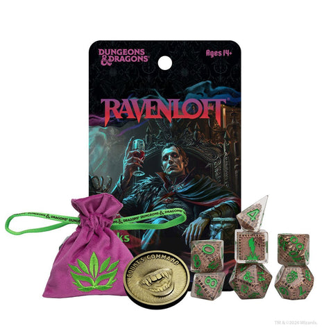 Dungeons and Dragons: Mists of Ravenloft Treasure Pack Dice Set - Gootzy Gaming
