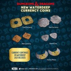 Dungeons and Dragons: Xanathar's Treasure Pack Dice Set - Waterdeep Collection - Gootzy Gaming
