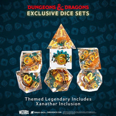 Dungeons and Dragons: Xanathar's Treasure Pack Dice Set - Waterdeep Collection - Gootzy Gaming