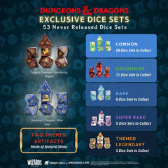 Dungeons and Dragons: Xanathar's Treasure Pack Dice Set - Waterdeep Collection - Gootzy Gaming