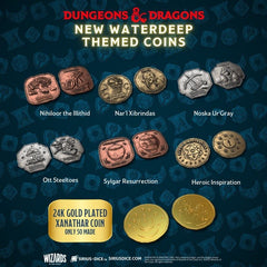Dungeons and Dragons: Xanathar's Treasure Pack Dice Set - Waterdeep Collection - Gootzy Gaming
