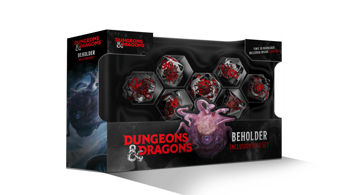 Dungeons & Dragons Beholder Resin Dice Set - Gootzy Gaming