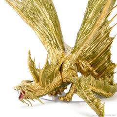 Dungeons & Dragons Icons of the Realm: Adult Gold Dragon Premium Figure - Gootzy Gaming