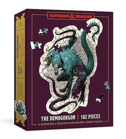 Dungeons & Dragons Mini Shaped Jigsaw Puzzle: The Demogorgon 102 Piece Puzzle - Gootzy Gaming