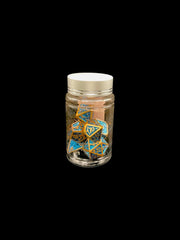 Dwarven Metal - Metal 7 Dice Set - D&D Dice - Gootzy Gaming
