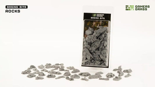 Earth Rocks Basing Bits - Gamers Grass - Unpainted Plastic Bits - Gootzy Gaming