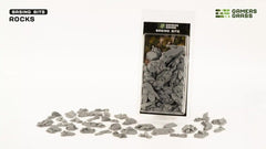 Earth Rocks Basing Bits - Gamers Grass - Unpainted Plastic Bits - Gootzy Gaming