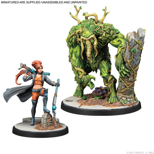 Elsa Bloodstone & Man - Thing - Marvel Crisis Protocol Official Character Pack (CP186) - Gootzy Gaming