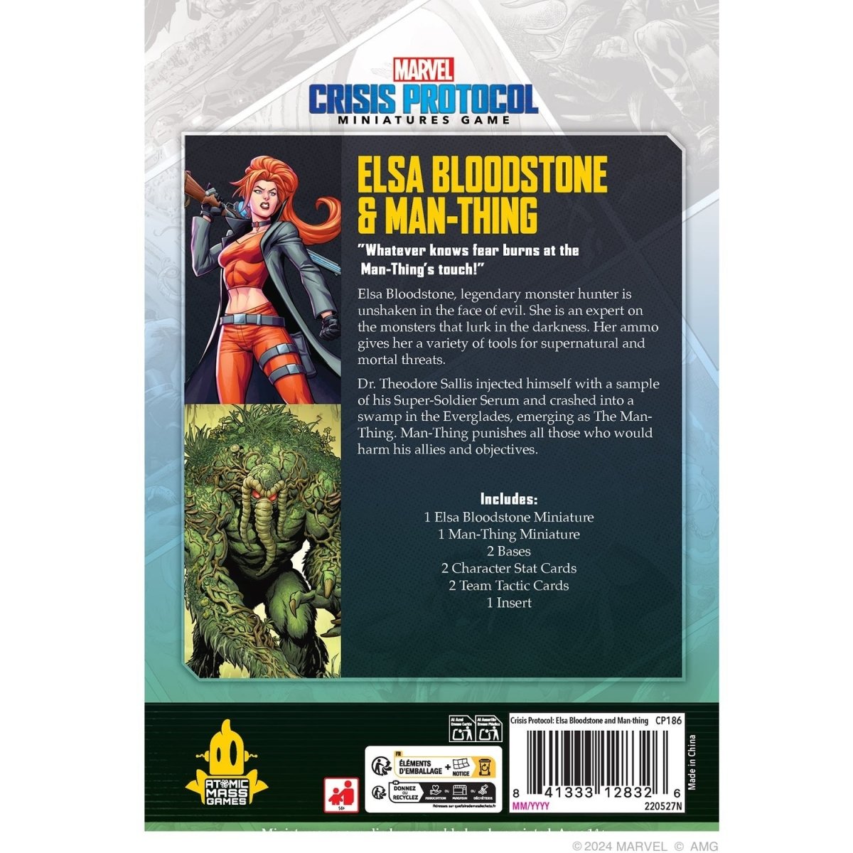 Elsa Bloodstone & Man - Thing - Marvel Crisis Protocol Official Character Pack (CP186) - Gootzy Gaming
