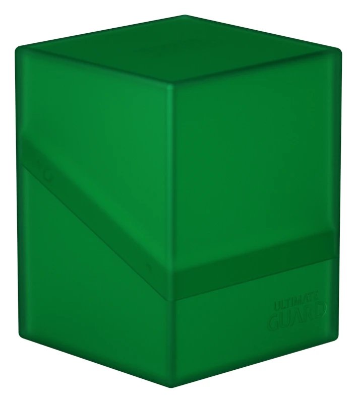 Emerald - Boulder 100+ Clear Deck Box - Gootzy Gaming