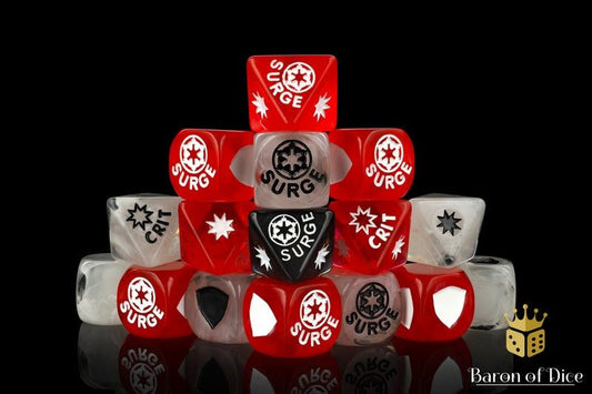 Empire Galactic Battles - Hand Crafted Resin SW Legion 25 Dice Set - Gootzy Gaming