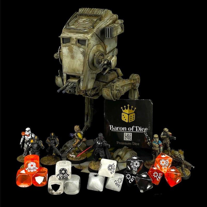 Empire Galactic Battles - Hand Crafted Resin SW Legion 25 Dice Set - Gootzy Gaming