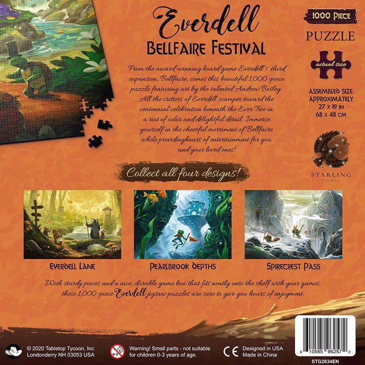 Everdell: Bellfaire Festival 1000 Piece Puzzle - Gootzy Gaming