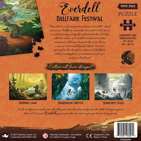 Everdell: Bellfaire Festival 1000 Piece Puzzle - Gootzy Gaming