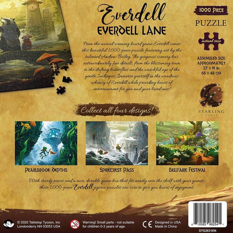 Everdell: Everdell Lane 1000 Piece Puzzle - Gootzy Gaming