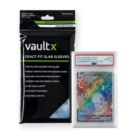 Exact Fit PSA Slab Sleeves - 100 Count - Gootzy Gaming