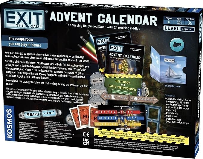 EXIT: Advent Calendar - The Missing Hollywood Star - Gootzy Gaming