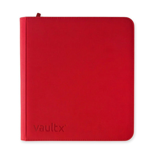 Exo - Tec 12 Pocket Zip Binder XL - Fire Red - Gootzy Gaming