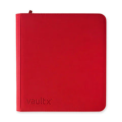 Exo - Tec 12 Pocket Zip Binder XL - Fire Red - Gootzy Gaming