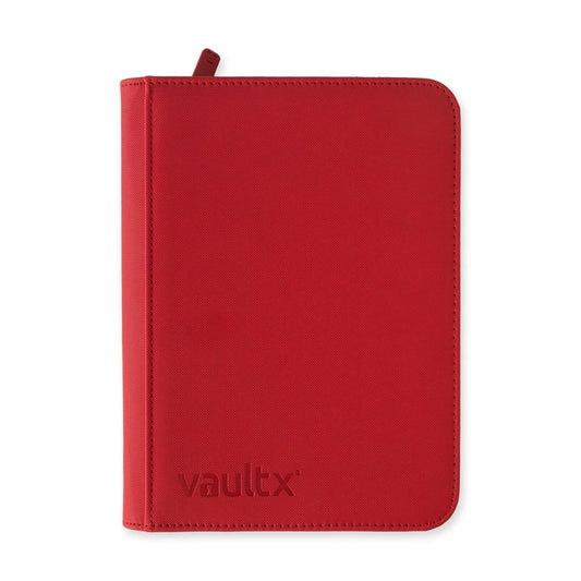 Exo - Tec 4 Pocket Zip Binder - Fire Red - Gootzy Gaming