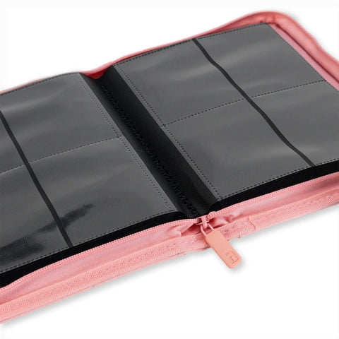 Exo - Tec 4 Pocket Zip Binder - *** Limited Time *** Pretty Pink - Gootzy Gaming