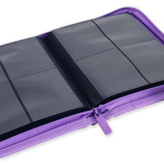 Exo - Tec 4 Pocket Zip Binder - Perfect Purple - Gootzy Gaming