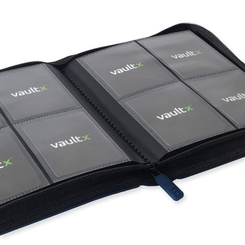 Exo - Tec 4 Pocket Zip Binder - Royal Blue - Gootzy Gaming