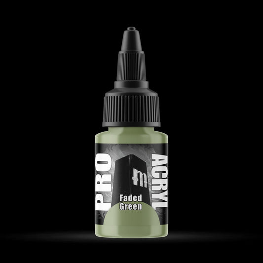 Faded Green - Premium Matte Acrylic Miniatures Paint - Monument Hobbies - 22 mL Dropper Bottle - Gootzy Gaming