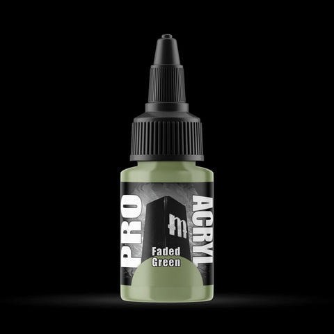 Faded Green - Premium Matte Acrylic Miniatures Paint - Monument Hobbies - 22 mL Dropper Bottle - Gootzy Gaming