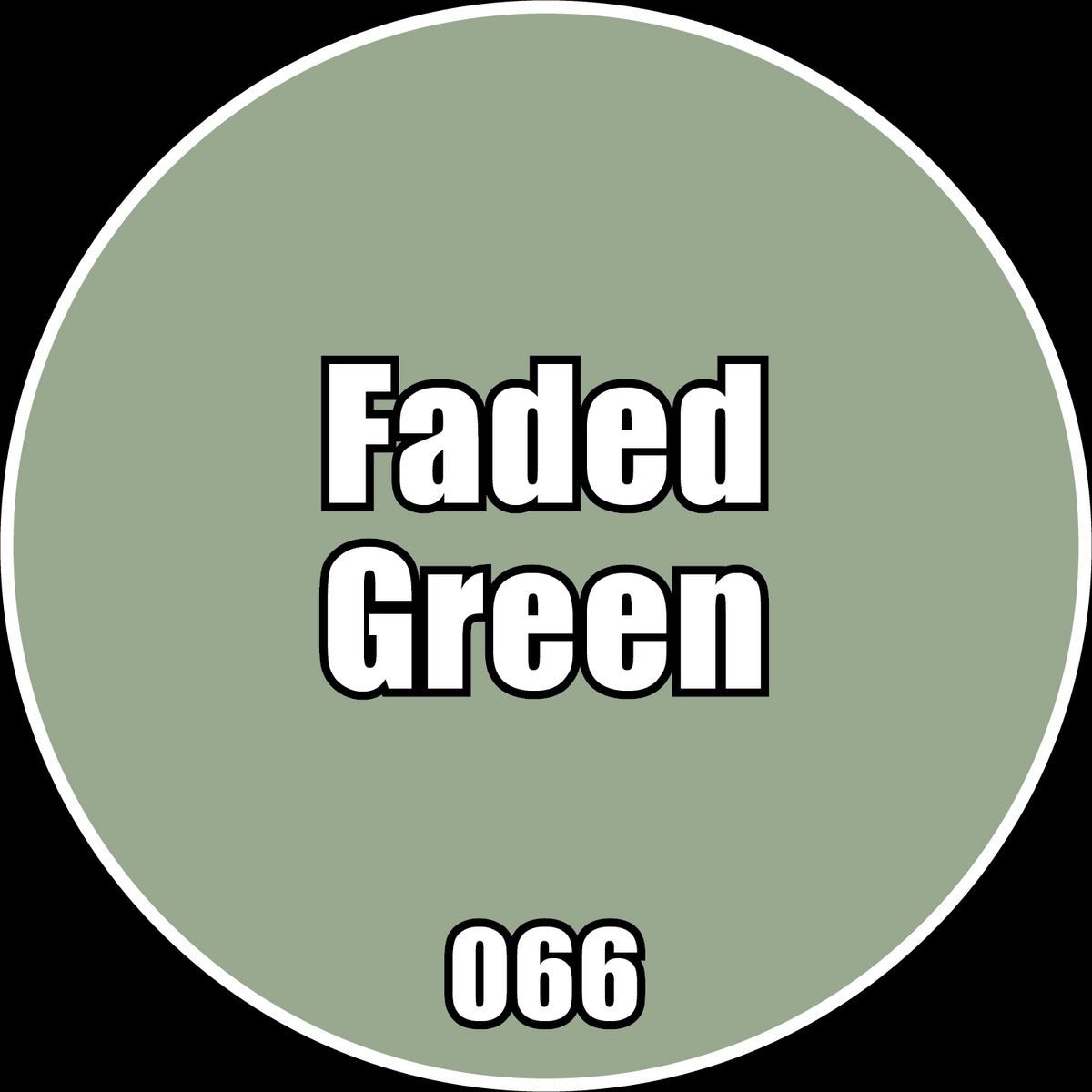 Faded Green - Premium Matte Acrylic Miniatures Paint - Monument Hobbies - 22 mL Dropper Bottle - Gootzy Gaming