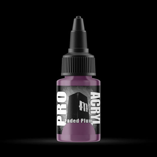 Faded Plum - Premium Matte Acrylic Miniatures Paint - Monument Hobbies - 22 mL Dropper Bottle - Gootzy Gaming