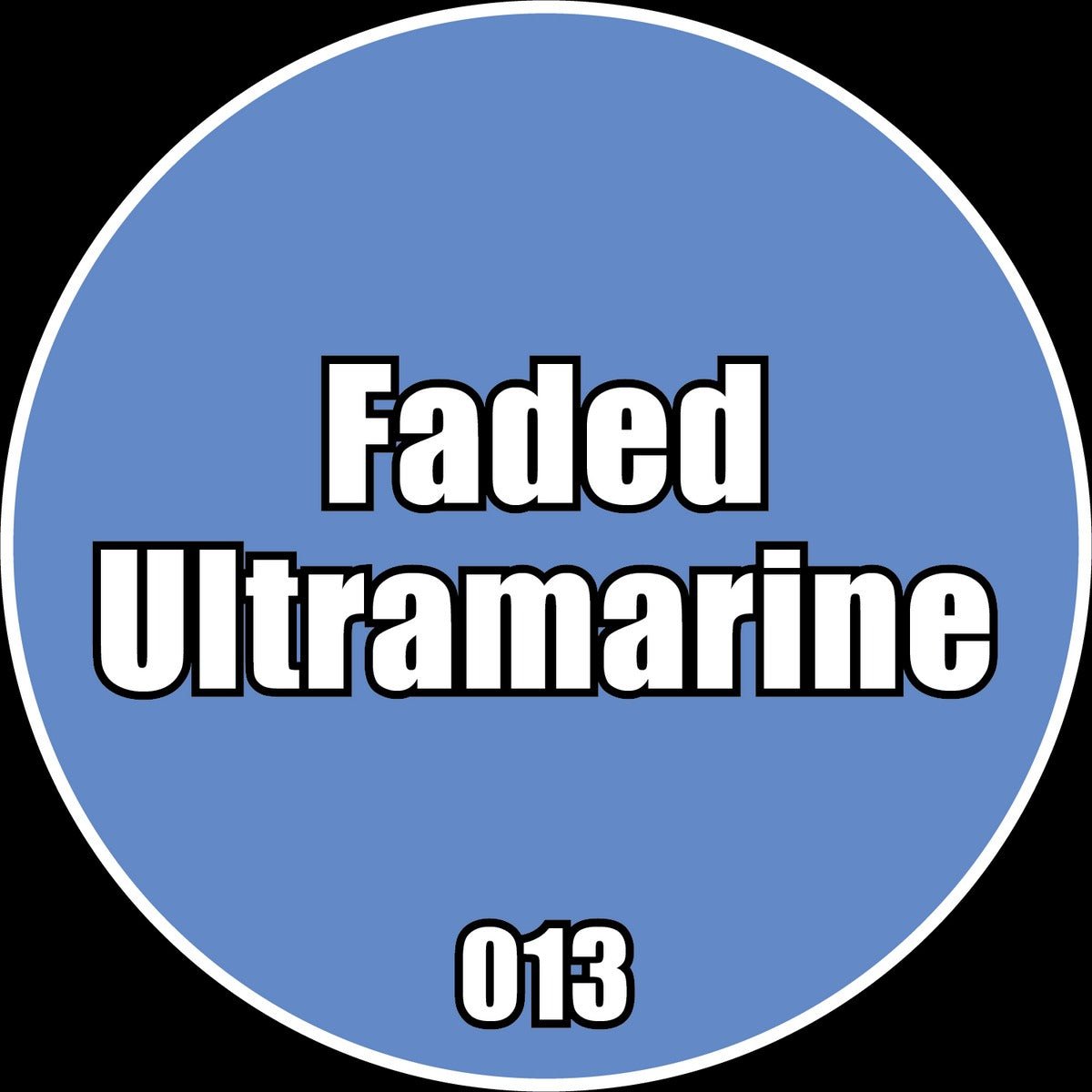 Faded Ultramarine - Premium Matte Acrylic Miniatures Paint - Monument Hobbies - 22 mL Dropper Bottle - Gootzy Gaming