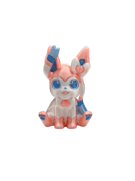 Fairy Fox - Plastic Poke Figurine - 2 Inch Tall 3D Printed Color Plastic Print - Gootzy Gaming