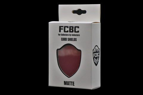 FCBC Armor "Easy Shuffle" Matte Card Sleeves - 100 Count - Blood (Dark) Red - Gootzy Gaming