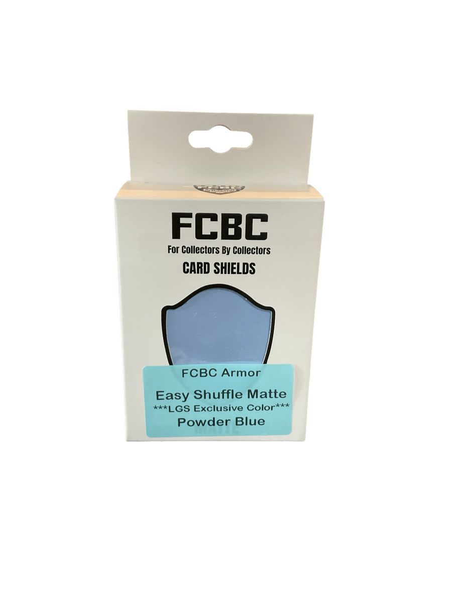 FCBC Armor "Easy Shuffle" Matte Card Sleeves - 100 Count - Powder (Light) Blue *** Local Game Store Exclusive Color*** - Gootzy Gaming
