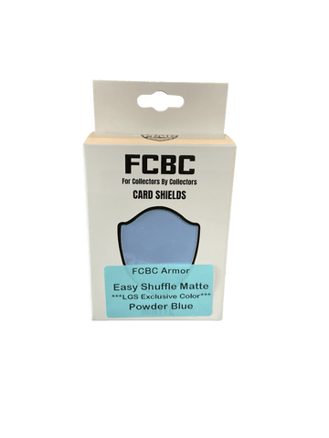 FCBC Armor "Easy Shuffle" Matte Card Sleeves - 100 Count - Powder (Light) Blue *** Local Game Store Exclusive Color*** - Gootzy Gaming