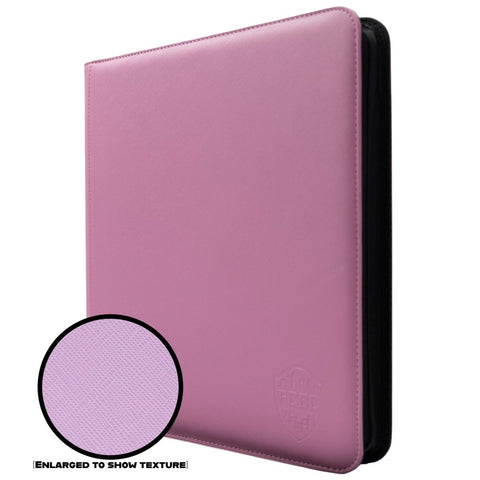 FCBC Armor Premium 12 Pocket TCG Card Zip Binder - Pretty Pink - Gootzy Gaming