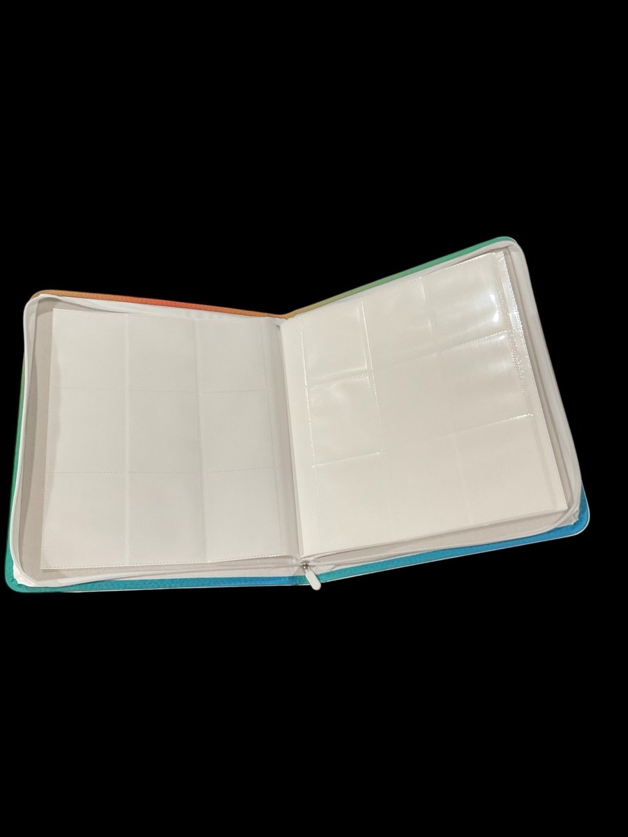 FCBC Armor Premium 9 Pocket TOPLOADER TCG Card Zip Binder - Teal Blue - Gootzy Gaming