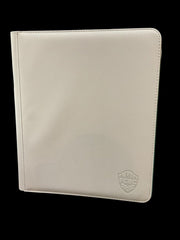 FCBC Armor Premium 9 Pocket TOPLOADER TCG Card Zip Binder - White - Gootzy Gaming