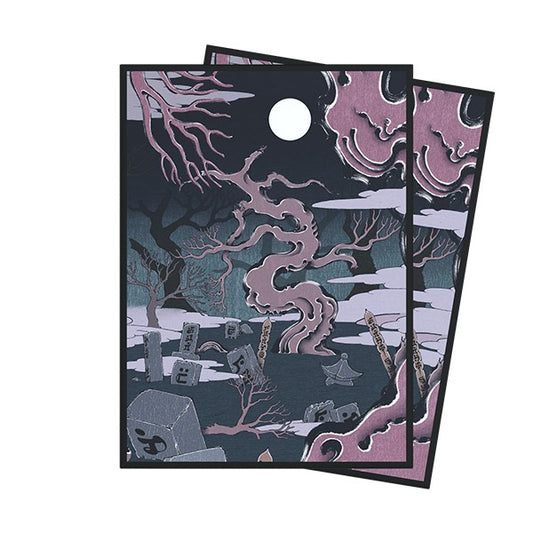 Arcane Fortress Standard Matte Art Card Sleeves (100 Ct): Ukiyo-e - Marsh of the Unspoken