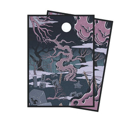 Arcane Fortress Standard Matte Art Card Sleeves (100 Ct): Ukiyo-e - Marsh of the Unspoken