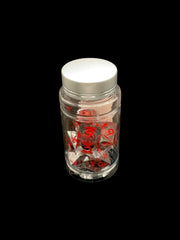 Fire Dragon Eye - Liquid Core 7 Dice Set - D&D Dice - Gootzy Gaming