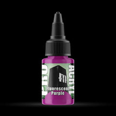 Fluorescent Purple - Premium Matte Acrylic Miniatures Paint - Monument Hobbies - 22 mL Dropper Bottle - Gootzy Gaming