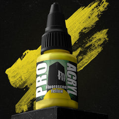 Fluorescent Yellow - Premium Matte Acrylic Miniatures Paint - Monument Hobbies - 22 mL Dropper Bottle - Gootzy Gaming