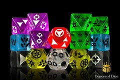 Galactic RPG - Hand Crafted Resin SW RPG 14 Dice Set - Gootzy Gaming