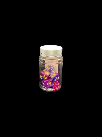 Galaxy Sparkle - Plastic Standard 7 Dice Set - D&D Dice - Gootzy Gaming