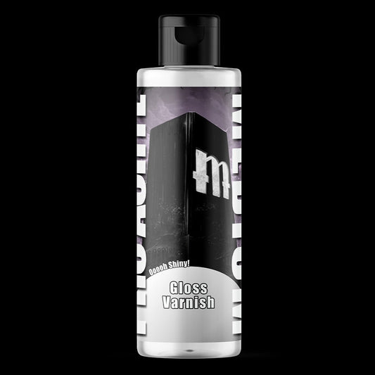 Gloss Varnish - Premium Acrylic Miniatures Finishing Varnish - Monument Hobbies - 120 mL Flip Top Dropper Bottle - Gootzy Gaming