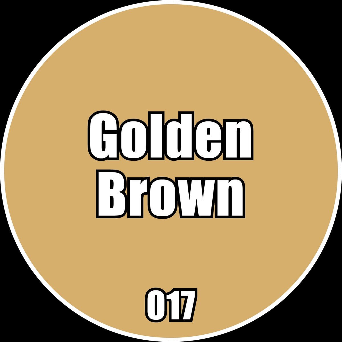 Golden Brown - Premium Matte Acrylic Miniatures Paint - Monument Hobbies - 22 mL Dropper Bottle - Gootzy Gaming